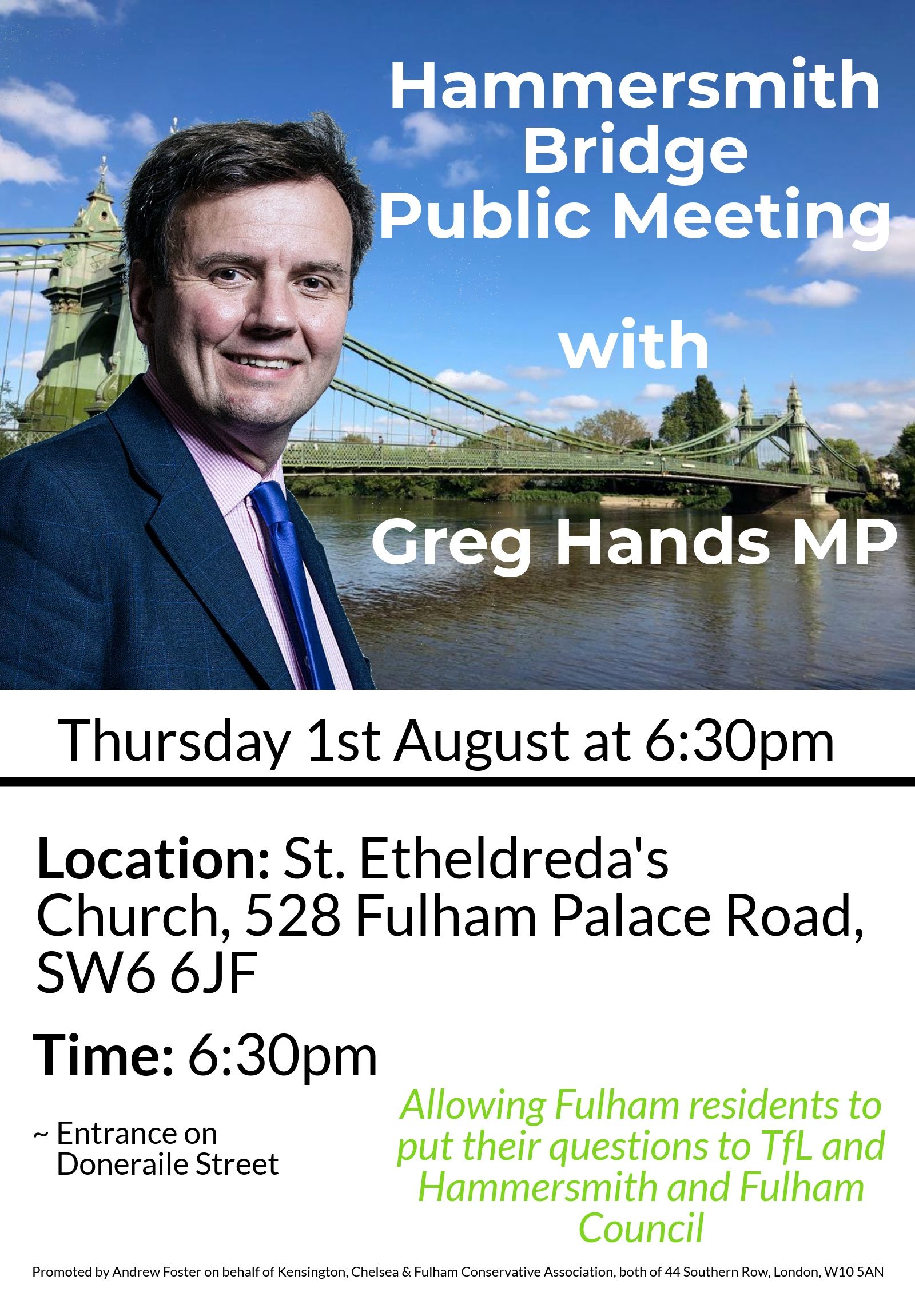 Hammersmith Bridge Public Meeting