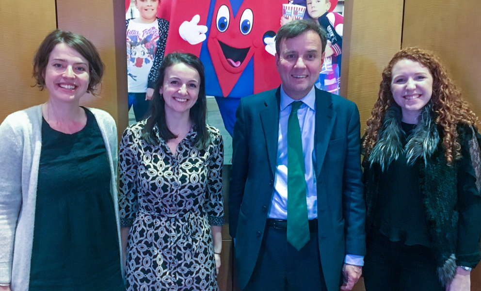 Greg with local climate activists