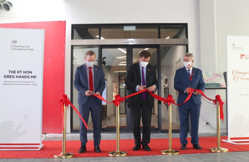 Greg Hands MP at British University Vietnam