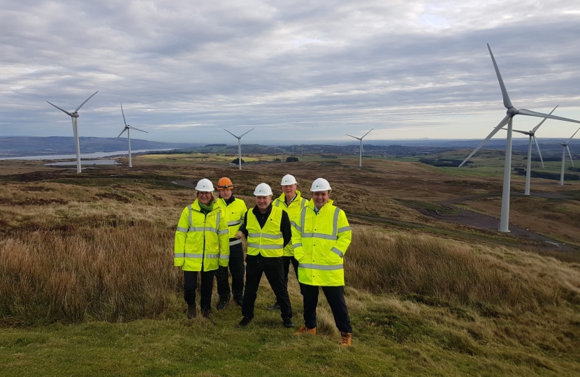 Greg Hands MP visits wind farms in Scotland