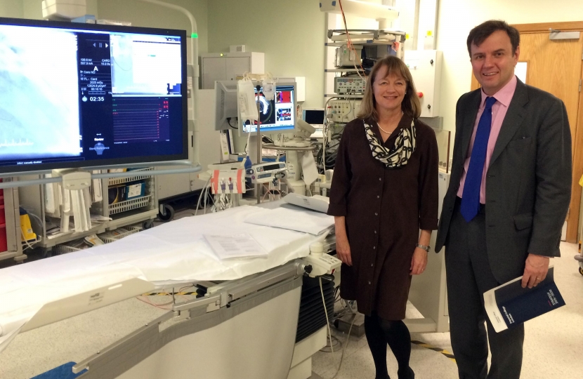 Greg Hands MP with the President of Imperial College Prof. Alice Gast.