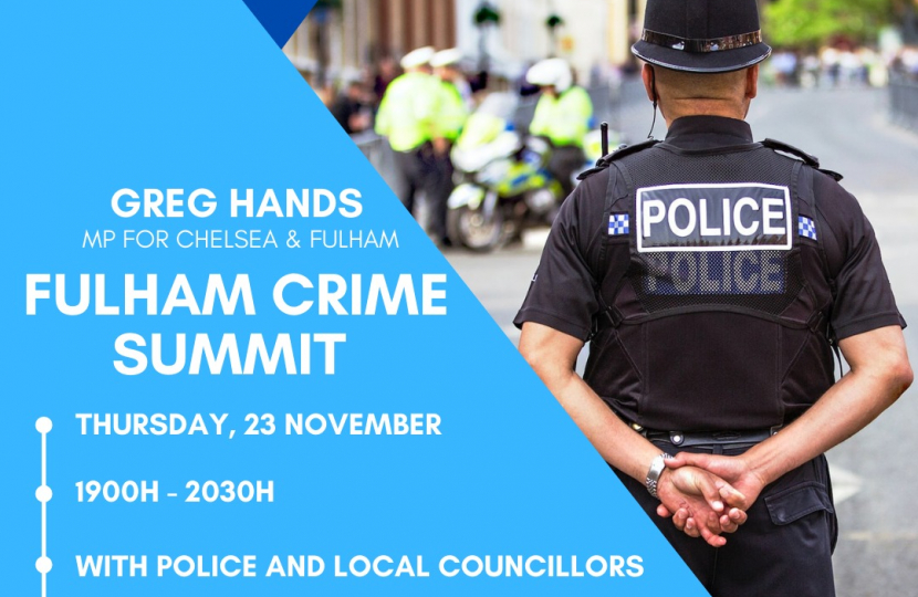 Greg's Fulham Crime Summit