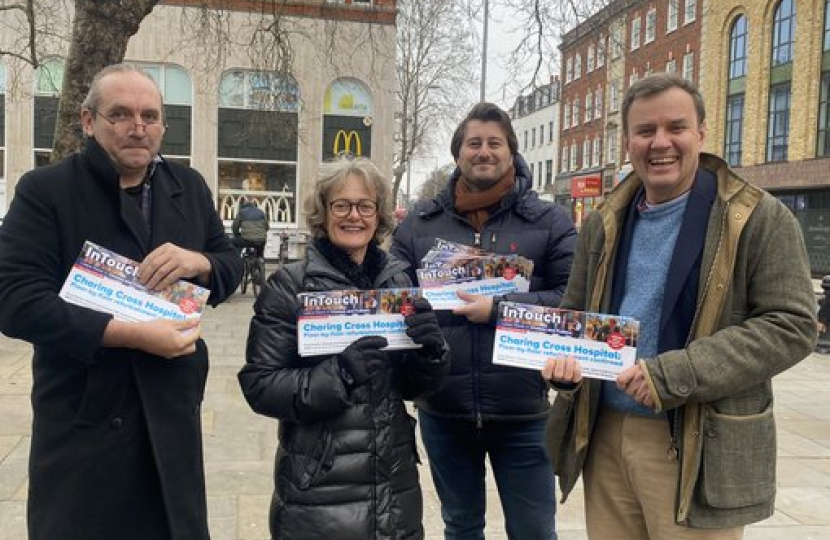 Greg canvassing Chelsea