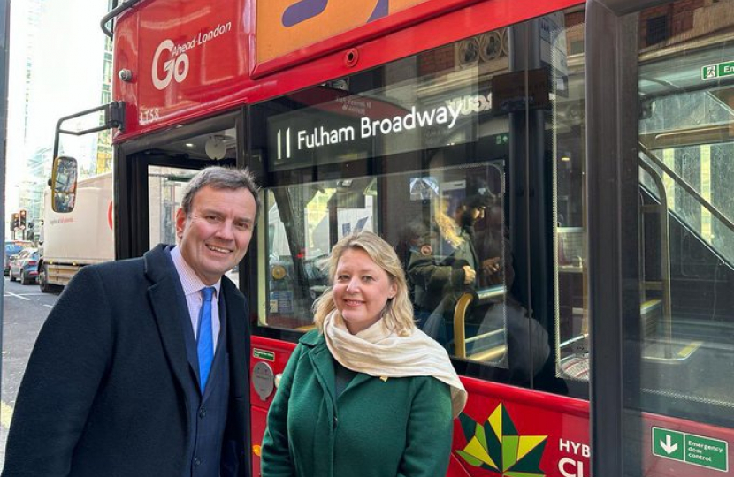 Greg Hands MP with Nickie Aiken MP 