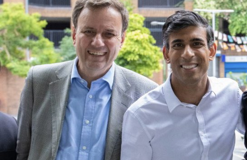 Greg and Rishi Sunak in Chelsea