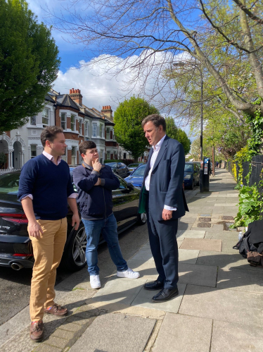 Greg with Fulham Councillors